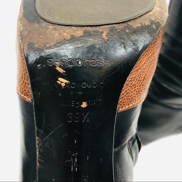 SERGIO ROSSI two tone boots - Picture 8 of 13